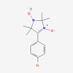 molecular formula C13H17BrN2O2 B5724170 4-(4-bromophenyl)-2,2,5,5-tetramethyl-2,5-dihydro-1H-imidazol-1-ol 3-oxide 