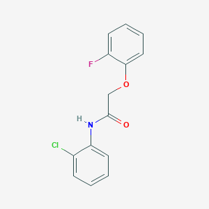 molecular formula C14H11ClFNO2 B5724204 N-(2-chlorophenyl)-2-(2-fluorophenoxy)acetamide 