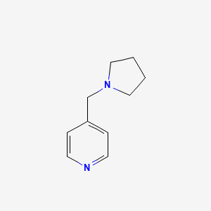 molecular formula C10H14N2 B5724241 4-(1-吡咯烷基甲基)吡啶 