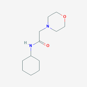 molecular formula C12H22N2O2 B5724411 N-cyclohexyl-2-(4-morpholinyl)acetamide 