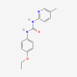 molecular formula C15H17N3O2 B5724494 N-(4-ethoxyphenyl)-N'-(5-methyl-2-pyridinyl)urea 