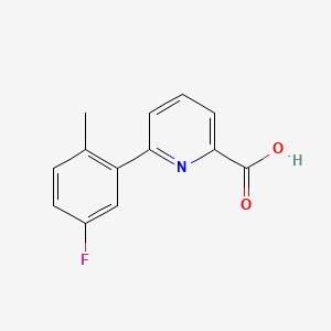 6-(5-Fluoro-2-methylphenyl)picolinic acid