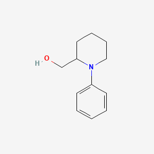 molecular formula C12H17NO B572453 (1-Phénylpiperidin-2-yl)méthanol CAS No. 1246743-90-7