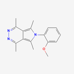 6-(2-methoxyphenyl)-1,4,5,7-tetramethyl-6H-pyrrolo[3,4-d]pyridazine