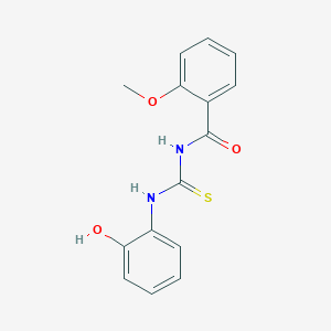 N-[(2-hydroxyphenyl)carbamothioyl]-2-methoxybenzamide