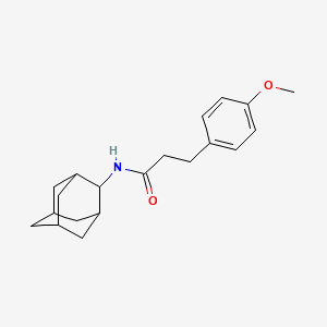 molecular formula C20H27NO2 B5724569 N-2-adamantyl-3-(4-methoxyphenyl)propanamide 