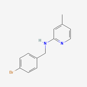 molecular formula C13H13BrN2 B5724572 N-(4-bromobenzyl)-4-methyl-2-pyridinamine 