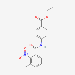 ethyl 4-[(3-methyl-2-nitrobenzoyl)amino]benzoate