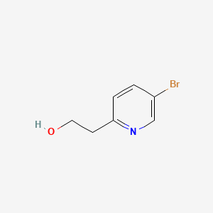 molecular formula C7H8BrNO B572461 2-(5-Bromopyridin-2-YL)ethanol CAS No. 1206968-77-5