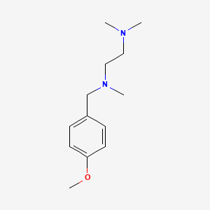 molecular formula C13H22N2O B5724637 N-(4-methoxybenzyl)-N,N',N'-trimethyl-1,2-ethanediamine 