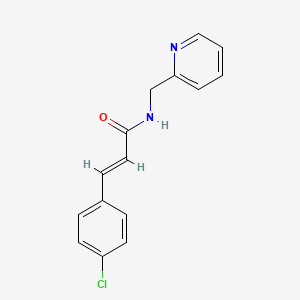 3-(4-chlorophenyl)-N-(2-pyridinylmethyl)acrylamide