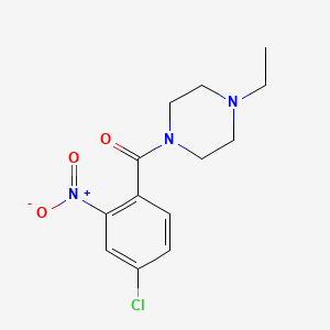 1-(4-chloro-2-nitrobenzoyl)-4-ethylpiperazine