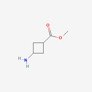 molecular formula C6H11NO2 B572471 Methyl 3-aminocyclobutanecarboxylate CAS No. 1212823-38-5