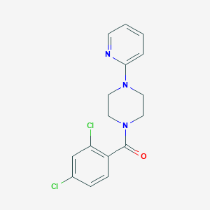 molecular formula C16H15Cl2N3O B5724732 1-(2,4-dichlorobenzoyl)-4-(2-pyridinyl)piperazine 