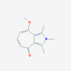 molecular formula C13H15NO2 B5724803 8-methoxy-1,2,3-trimethylcyclohepta[c]pyrrol-4(2H)-one 