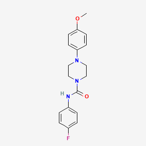 N-(4-fluorophenyl)-4-(4-methoxyphenyl)-1-piperazinecarboxamide