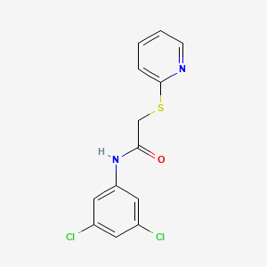 molecular formula C13H10Cl2N2OS B5724851 N-(3,5-dichlorophenyl)-2-(2-pyridinylthio)acetamide 