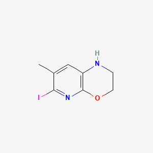 6-Iodo-7-methyl-2,3-dihydro-1H-pyrido[2,3-b][1,4]oxazine