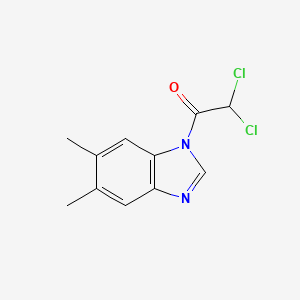 2,2-dichloro-1-(5,6-dimethylbenzimidazol-1-yl)ethanone