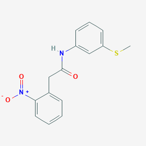 N-[3-(methylsulfanyl)phenyl]-2-(2-nitrophenyl)acetamide