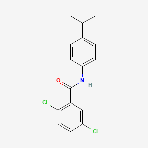 molecular formula C16H15Cl2NO B5724941 2,5-dichloro-N-(4-isopropylphenyl)benzamide 