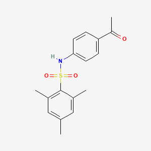 N-(4-acetylphenyl)-2,4,6-trimethylbenzenesulfonamide
