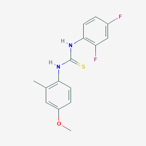 N-(2,4-difluorophenyl)-N'-(4-methoxy-2-methylphenyl)thiourea