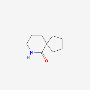 molecular formula C9H15NO B572499 7-氮杂螺[4.5]癸-6-酮 CAS No. 1215295-95-6