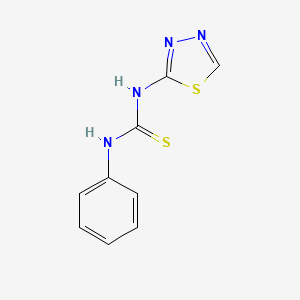 N-phenyl-N'-1,3,4-thiadiazol-2-ylthiourea