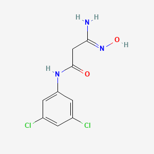 molecular formula C9H9Cl2N3O2 B5725061 3-amino-N-(3,5-dichlorophenyl)-3-(hydroxyimino)propanamide 