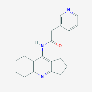 N-(2,3,5,6,7,8-hexahydro-1H-cyclopenta[b]quinolin-9-yl)-2-(3-pyridinyl)acetamide