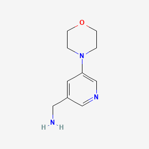 (5-Morpholinopyridin-3-yl)methanamine