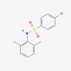 molecular formula C14H14BrNO2S B5725155 4-bromo-N-(2,6-dimethylphenyl)benzenesulfonamide CAS No. 7454-74-2