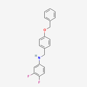 N-[4-(benzyloxy)benzyl]-3,4-difluoroaniline