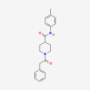N-(4-methylphenyl)-1-(phenylacetyl)-4-piperidinecarboxamide