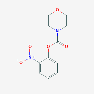 molecular formula C11H12N2O5 B5725265 2-nitrophenyl 4-morpholinecarboxylate CAS No. 100061-24-3