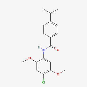 N-(4-chloro-2,5-dimethoxyphenyl)-4-isopropylbenzamide