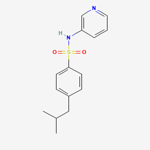 4-isobutyl-N-3-pyridinylbenzenesulfonamide