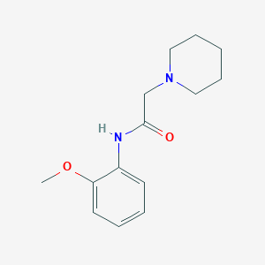 N-(2-methoxyphenyl)-2-(1-piperidinyl)acetamide