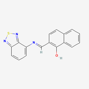 2-[(2,1,3-benzothiadiazol-4-ylimino)methyl]-1-naphthol