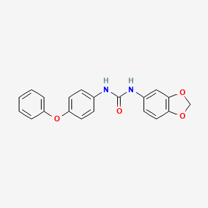 molecular formula C20H16N2O4 B5725373 N-1,3-benzodioxol-5-yl-N'-(4-phenoxyphenyl)urea 