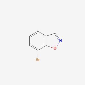 molecular formula C7H4BrNO B572541 7-Bromobenzo[d]isoxazole CAS No. 1260751-81-2