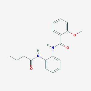 N-[2-(butyrylamino)phenyl]-2-methoxybenzamide