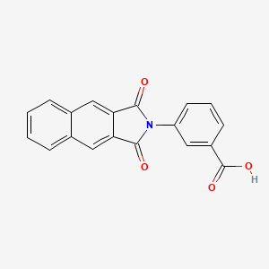 molecular formula C19H11NO4 B5725427 3-(1,3-dioxo-1,3-dihydro-2H-benzo[f]isoindol-2-yl)benzoic acid 