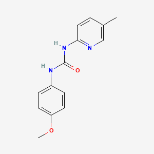N-(4-methoxyphenyl)-N'-(5-methyl-2-pyridinyl)urea