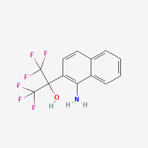 2-(1-amino-2-naphthyl)-1,1,1,3,3,3-hexafluoro-2-propanol