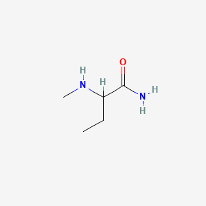 molecular formula C5H12N2O B572552 2-(Methylamino)butanamide CAS No. 1218229-30-1