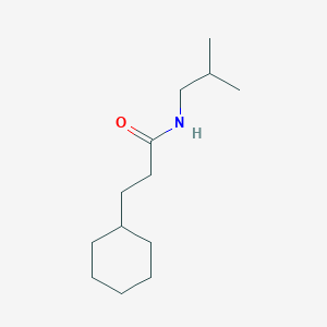 3-cyclohexyl-N-isobutylpropanamide