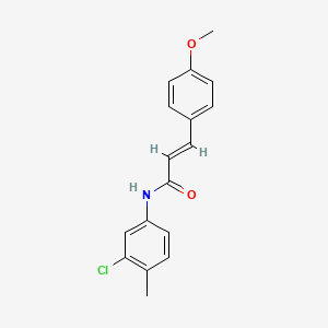 N-(3-chloro-4-methylphenyl)-3-(4-methoxyphenyl)acrylamide