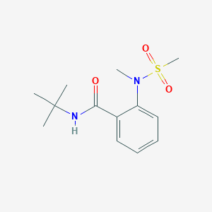 N-(tert-butyl)-2-[methyl(methylsulfonyl)amino]benzamide